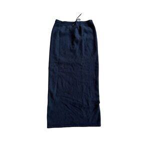 VTG 90s Lauren Ralph Lauren Wool Angora Cashmere Knit Maxi Skirt S Quiet Luxury